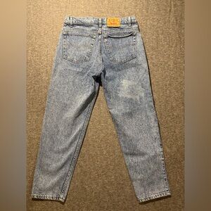 Levis 550 Vtg 80s 90s jeans men’s tag 38x30 (fit 36x30) blue stone wash USA Made